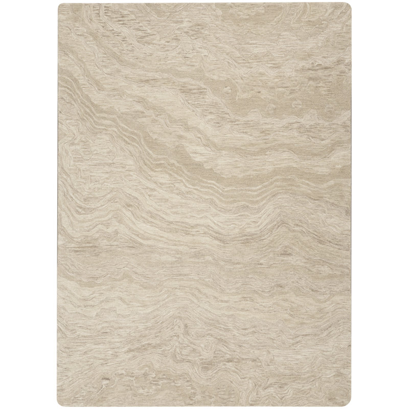 Cahide Abstract Handmade Area Rug, Rectangle 236 x 297cm