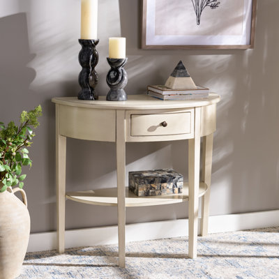 Console en bois massif 33,9 "