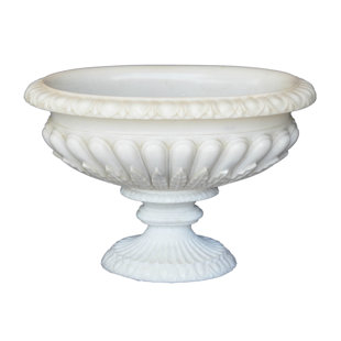 Pot de fleurs urn en marbre regency style makrana