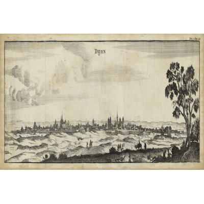 View Of Dijon - Wrapped Canvas Print