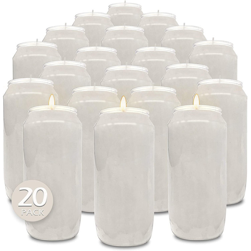 Bougie pilier Symple Stuff, Paquet de 20, H 6 po x l 2,6 po x P 2,6 po