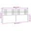 17 Stories Metal Replace Headboard White 193Cm-755827717-755827719