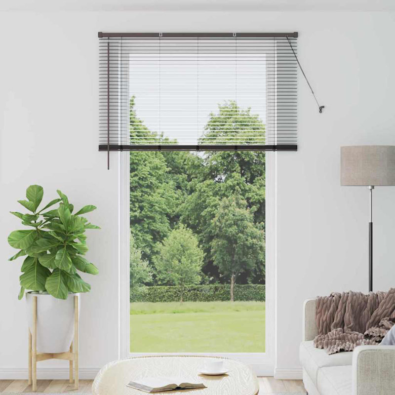 Horizontal/Venetian blind, Black, 220cm L x 125cm W