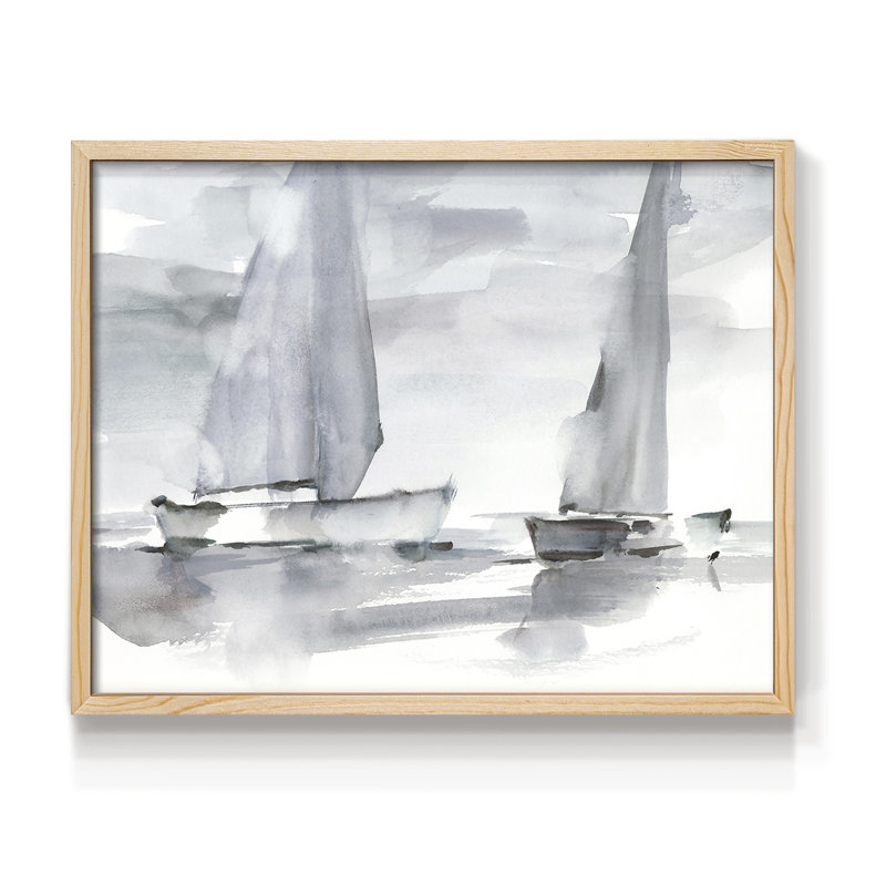 «Misty Sails II», reproduction encadrée, Naturel, H 11 po x l 14 po