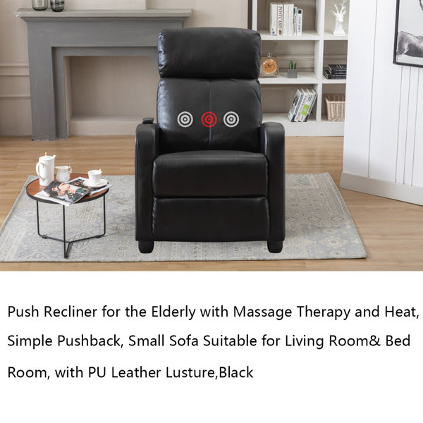 Upholstered Heated Massage Chair