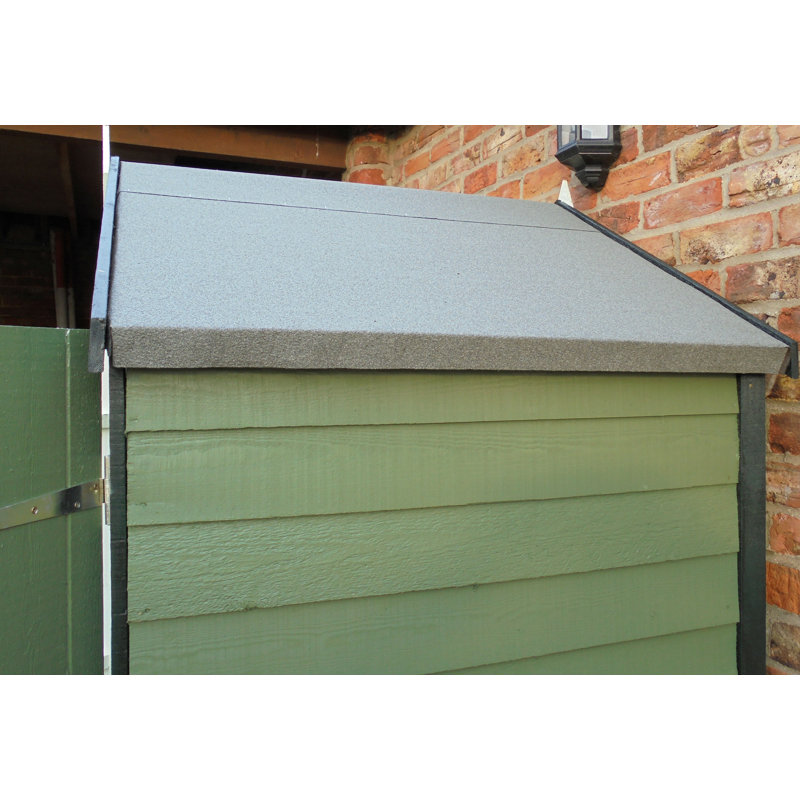 Garden Value 4 Ft. W x 3 Ft. D Overlap Apex Shed, No