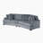 Showstead 116.5" Modern & Contemporary 2-Piece Sectional Sofa - Corduroy Sectional, Modern Cuddler Chaise, Cozy Corduroy Upholstery-339500037-339500039