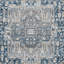 Tapis bleu persan rétro Egremont-26608988
