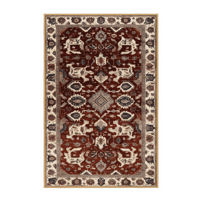 Tapis brun lavable à la machine
