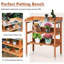 Achazia Fir Wood Potting Bench