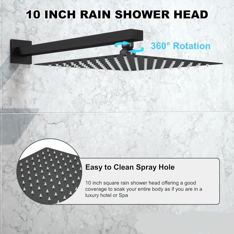 Wall Mounted Outdoor Shower and Footwash Spout