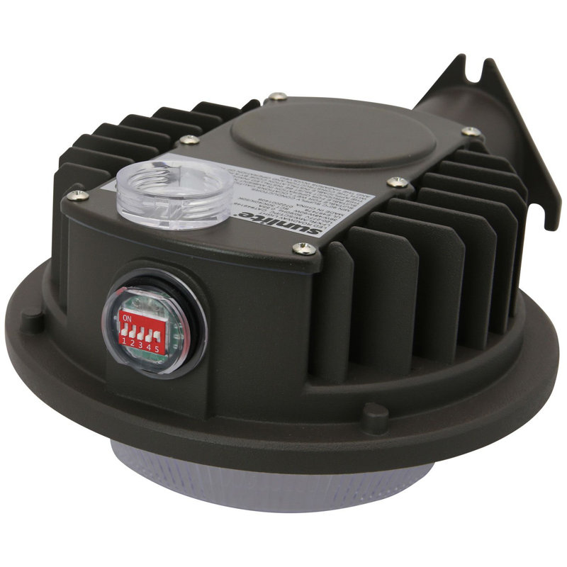 Sunlite 49148 LED Roadway Security Light with Photo Control Fixture, Pole Mount