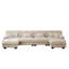 Canapé modulaire Free Combination, canapé en U pour le salon, canapé 4 places avec 2 repose-pieds, chenille-595190780