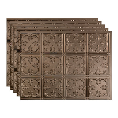 FASÄDE Traditional Style/Pattern 10 Decorative Vinyl 18in x 24in Backsplash Panel