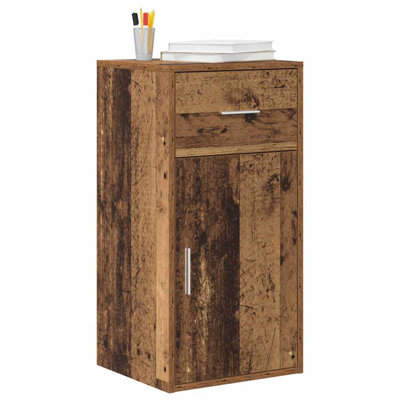 Sideboard 38 X 34.5 X 75 Cm Engineered Wood
