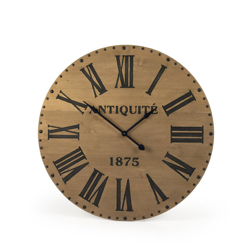 Alexis Wood Analog Wall Clock