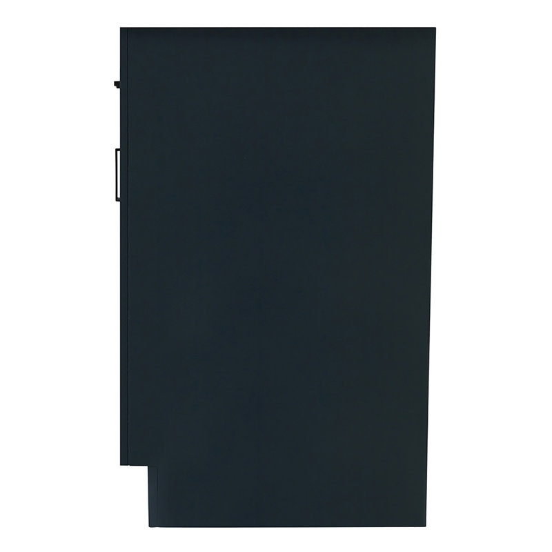 42" Single Bathroom Vanity Base only, Midnight Blue, Matte Black