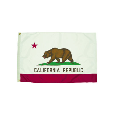 Ebbs Double Sided 1.5'' H x 6.25'' W Nylon House Flag