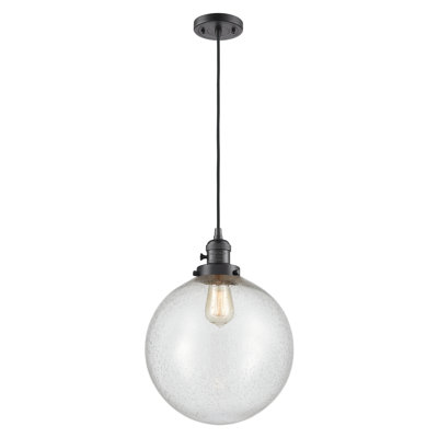 1 - Light Single Globe Pendant