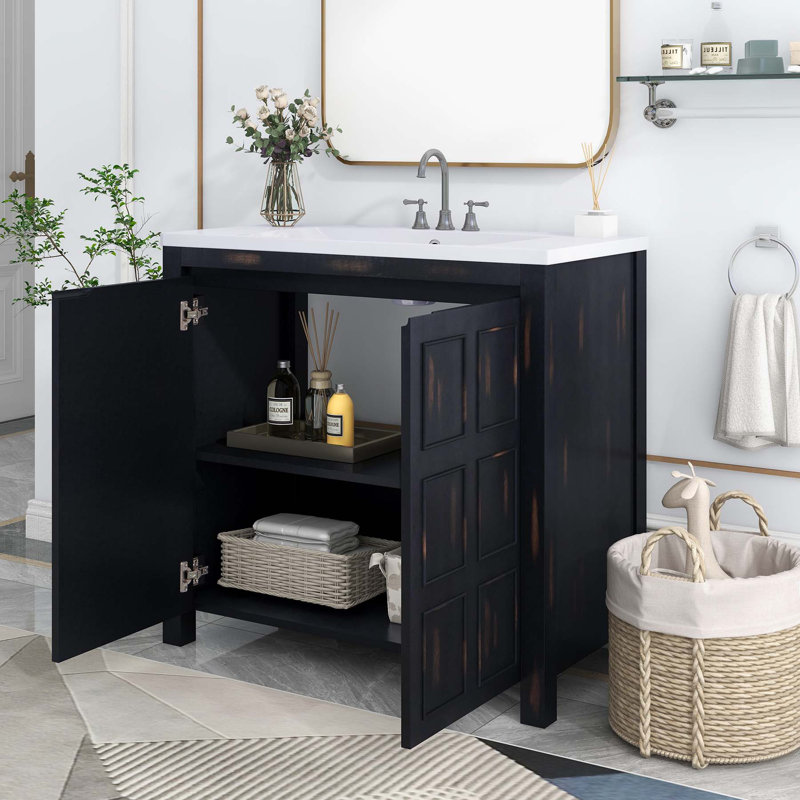 36'' Single Bathroom Vanity Base Only