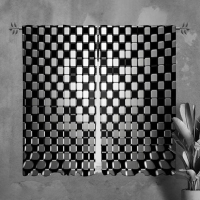 Paire de rideaux obscurcissant en polyester Myli