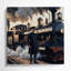 Art sur toile mauve-80213001