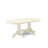 9 Piece Dining Room Set Includes an Oval Kitchen Table with Butterfly Leaf and 8 Doeskin Linen Fabric Parsons Dining Chairs, Linen White-1050455680