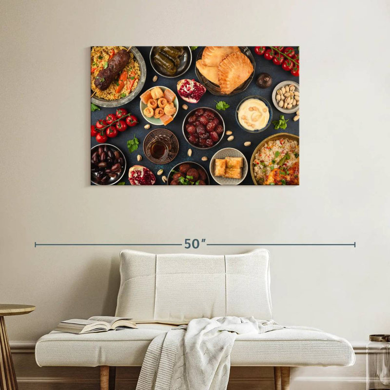 Ramadan Iftar Feast, 26" H x 39" W
