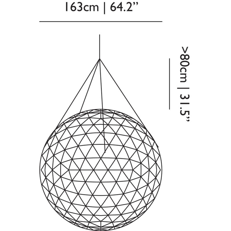 Raimond LED Chandelier, Medium
