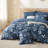 Bedsure Bed in a Bag - Reversible Flroal & Plant Pattern Printed with Comforters, Sheets, Pillowcases & Shams, 89GSM-110389533
