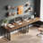 55.12'' Rectangle Computer Desk with Metal Base