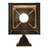 9" Square Seneca Deer Creek Wall Sconce