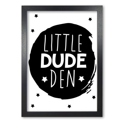 Little Dude Den Circle - Print