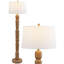 Lampe sur pied à DEL en fer / résine 61,5 po Rustara