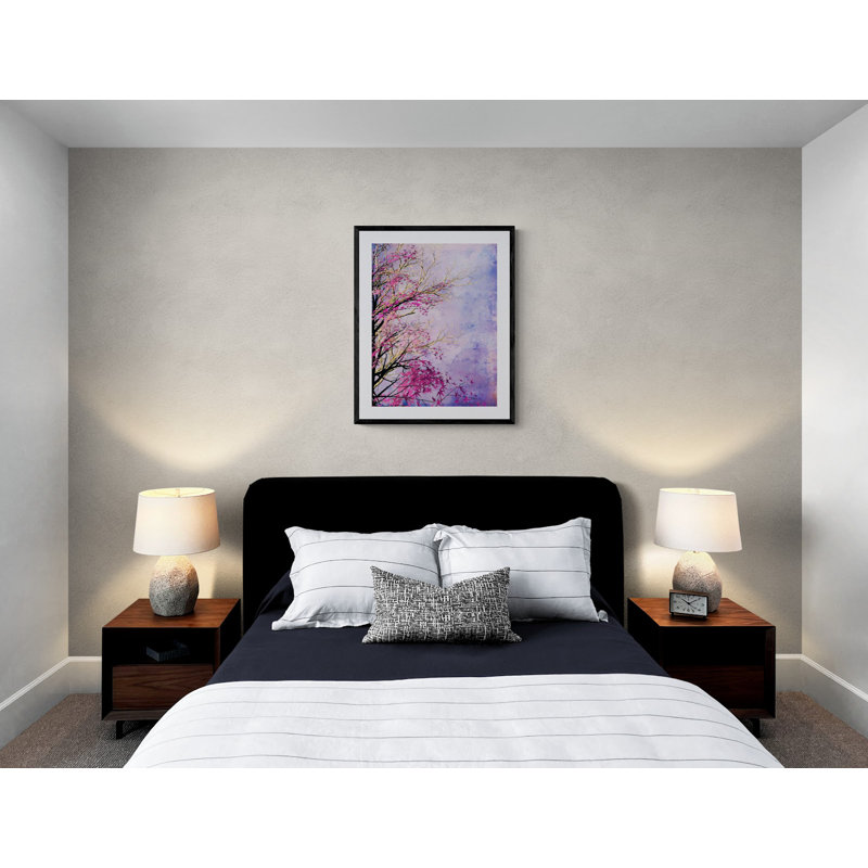 Autumnal Tree Print by Angel Estevez, Black Framed Paper, 30" H x 24" W