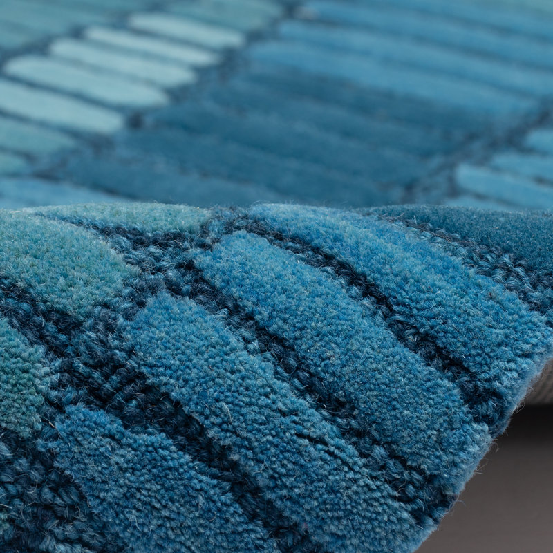 Tapis d'intérieur à rayures ombrées Gordy, Rectangle 3 pi 6 po x 5 pi 6 po