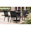 Ensemble repas pour terrasse avec table carrée 4 personnes Buckden-453596683