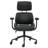 Modern Executive Office Chair with Premium Quality, Superior Comfort Armrests, Adjustable Backrest and Headrest, Black-1162866593