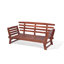 Zelda Solid Wood Eucalyptus Outdoor Bench