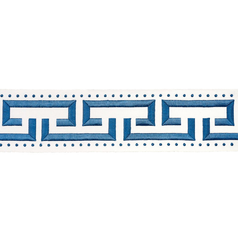 Schumacher X Paloma Contreras Margo Fret Trim, Marine