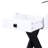 Rectangular Side Table With Drawer And - White Black Design Stylish In & Handy