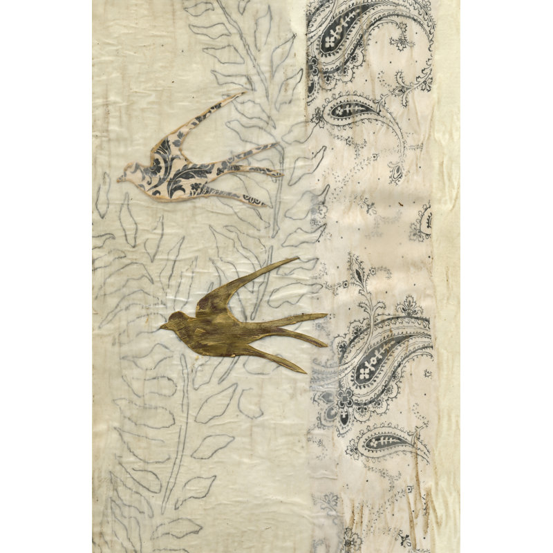 Gabrielles Garden II by Alicia Ludwig - Wrapped Canvas Painting, 46cm H x 30cm W