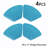 4Pcs 13" Wedge Placemat Heat Resistant Placemats