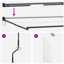 VidaXL Polyester Cover Retractable Patio Awning-126173483-126173489
