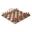 Wobbly Umbra 15'' L Solid Wood Chess Game Set