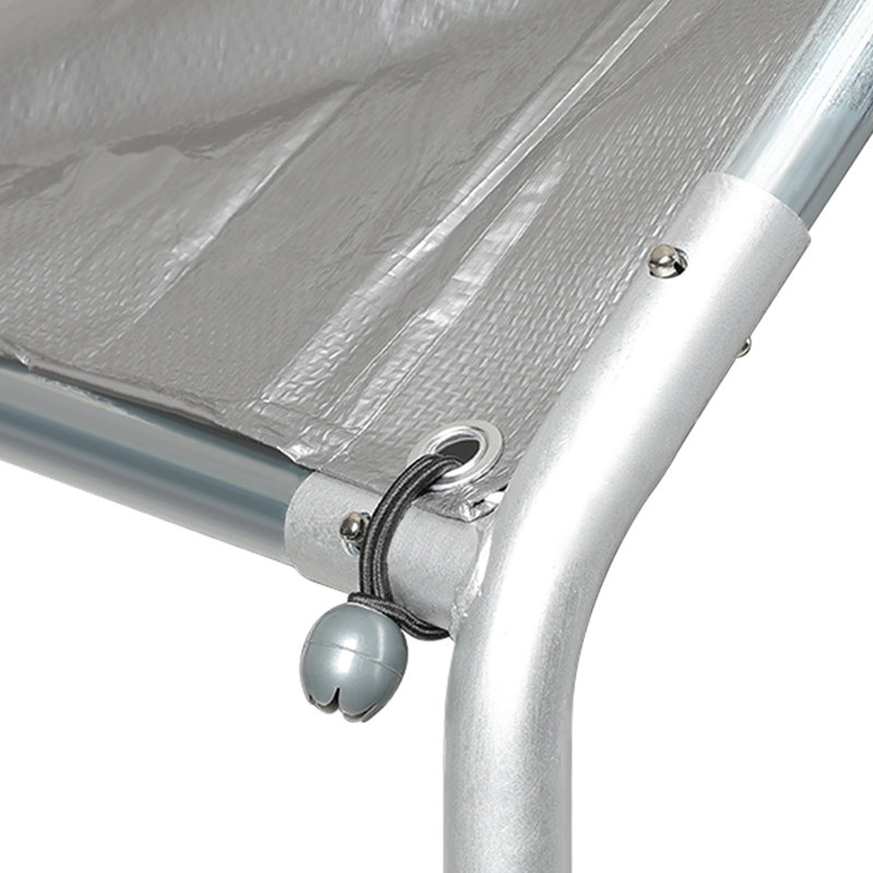 Poulailler en métal robuste Tucker Murphy Pet ™, H 76,7 po x l 118,1 po x P 157,4 po
