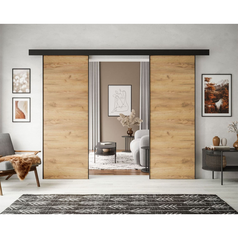 HINOKI DUO Sliding Doors, 152 cm, Craft Golden Oak