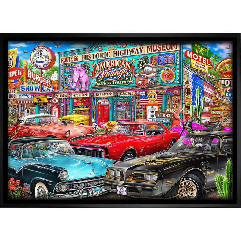 Toile historique encadrée 20 x 29 par Michel Fishel