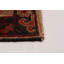 Tapis unique en laine rouge Sarabi 3 pi 6 po x 13 pi 11 po