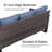 Brittane 74'' Wide Straight Wicker Patio Sofa with Cushions-1078614480